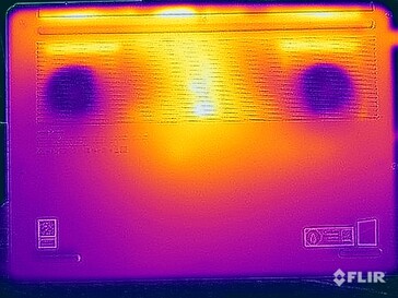 Surface temperatures stress test (underside)