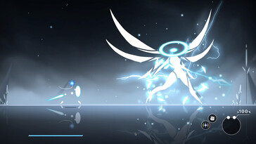 An image showing a battle in Worldless.