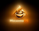 MocaccinoOS desktop Linux AI-made unofficial logo for version 26.03