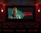The Zelda movie is shown in a cinema (Image source: Nintendo of America with edits)