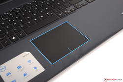 Touchpad of the Dell G3 17 3779