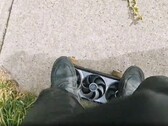 Asus Astral RTX 5080 modded into a skateboard. (Image source: ashleysaidwhat on Reddit)