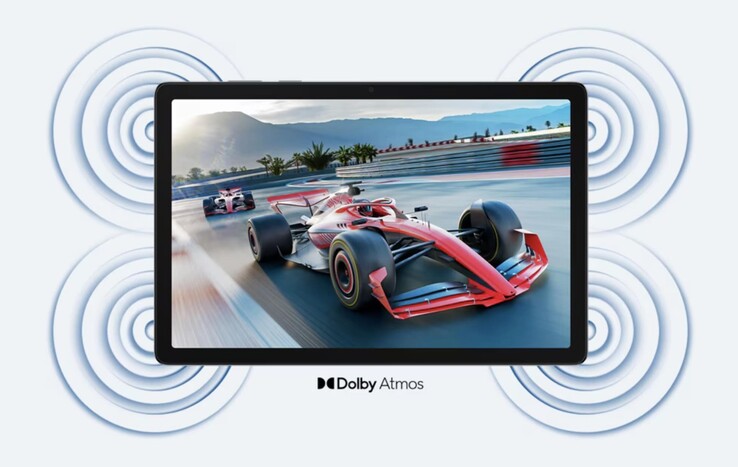 The Galaxy Tab A11+ sports an 11-inch LCD display and quad-speakers for couch surfing and content consumption. (Image source: Samsung)