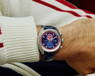 The Citizen x Captain America collab watch - CA7046-46W, pictured on a wrist. (Image source: @plus9time on Instagram)