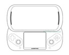 The so-called Anbernic Slide has an unusual design that builds on the PSP Go and Nintendo 3DS. (Image source: via Nittrx)