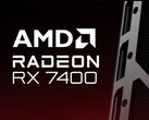 AMD has confirmed Radeon RX 7400 retail branding in lieu of an actual product image. (Image source: AMD - edited)