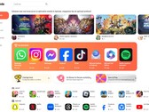 Aptoide app store on the web (Source: Own)
