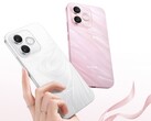 The Honor X80i in Moon Shadow White and Flowing Sand Pink.