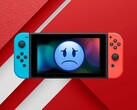 Original Switch console shown with sad face