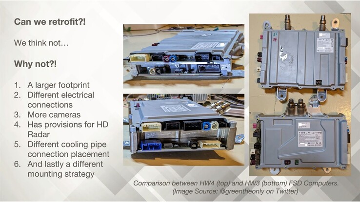 Tesla won't be able to retrofit just the HW3 computer.