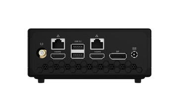 Rear of the Zotac Zbox CI360 mini PC. (Image source: Zotac)