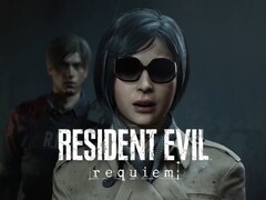 Resident Evil Requiem story expansion banner with Leon Kennedy and Ada Wong