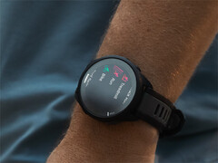 Garmin's new stable update focuses on fixing bugs for the Forerunner 165 and other associated smartwatches. (Image source: Garmin)