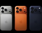 iPhone 17 Pro in its three colors.