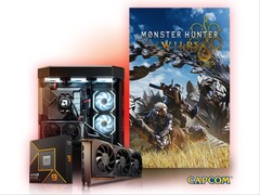 Monster Hunter Wilds is free with an eligible AMD Ryzen CPU, Radeon GPU, and laptops for a limited time. (Image source: AMD)