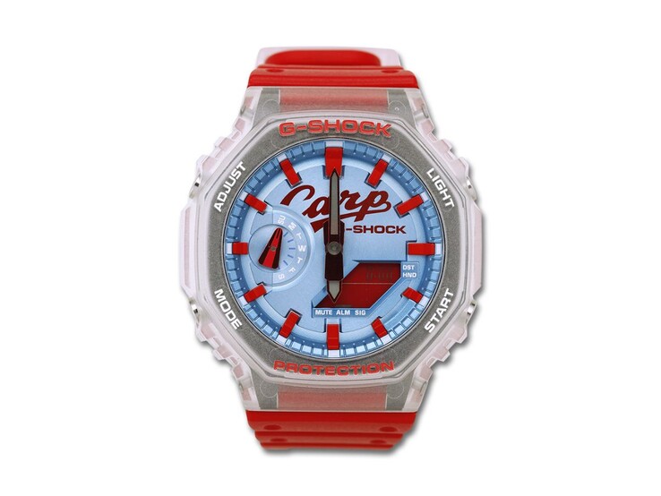 The 2026 Casio G-Shock x Hiroshima Toyo Carp GA-2100X. (Image source: Hiroshima Toyo Carp store)