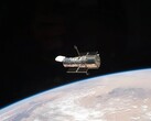 An image of Hubble space telescope in orbit (Image source: NASA)