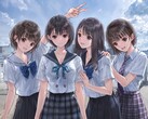 Blue Reflection Quartet key art.