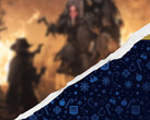 The first two free games of 2026 could be good ones. Pictured: edited cover of Hunt Showdown. (Image source: Epic Games Store)