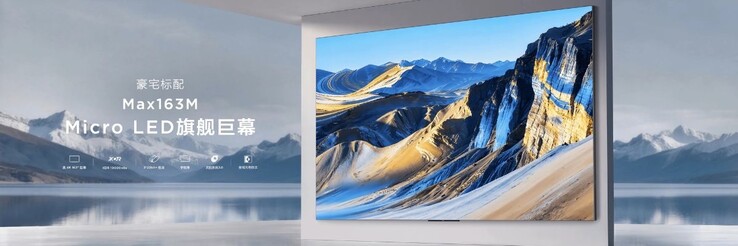 The TCL Max163M 163” Micro LED TV