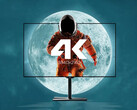 The XG323B-4K-OLED looks pretty much the same as the XG323-4K-OLED2. Pictured: a promo picture of the gaming monitor. (Image source: ViewSonic - edited)