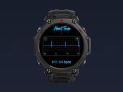 The new Heart Trace app for Amazfit smartwatches