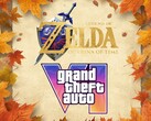 Logos for Ocarina of Time remake and GTA 6 shown