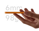 Xiaomi to re-introduce the Ultrathin Magnetic Power Bank on February 28 launch event. Pictured: a promo picture showing the lightweight and thin design of the power bank.