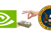 NVIDIA has settled a case with the SEC for US$5.5 million. (Image via NVIDIA and U.S. SEC w/ edits)
