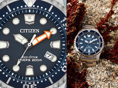 Two images of Citizen Promaster dive watches.