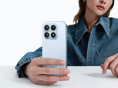 The Xiaomi 18 may feature a 6.4-inch display. Pictured: a promo picture showing the Xiaomi 17 being held by a woman.