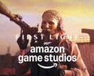 007 First Light villain shown with Amazon Game Studios logo