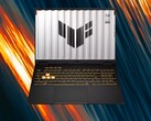 The Asus TUF F16 gaming laptop weighs 4.8 lbs.(2.2 kg). (Image source: Asus, Unsplash, edited)