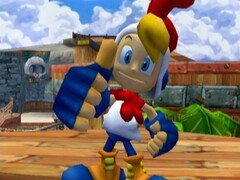 A screengrab from Billy Hatcher and the Giant Egg