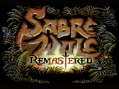 A screengrab of the title screen of Sabre Wulf Remastered (image source: Saberman RetroNews YT)