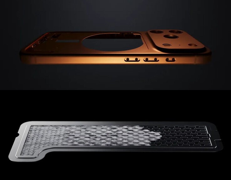 iPhone 17 Pro, vapor champer cooling design.