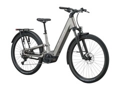 The Scott E-Ville 20 comes with full suspension
