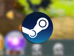 A screenshot from the game with the Steam logo overlaid on top.