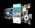 Artistic render of Galaxy S26 Ultra showing photo and video storage.