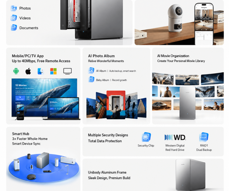 Xiaomi NAS ai features highlight (machine translated)