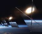A representation of the satellite constellation that will be sent into space by Reflect Orbital. (Image source: Reflect Orbital)
