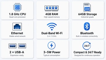 A look at the specifications of the new device.