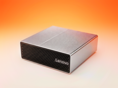 The Lenovo SFF RTX Spark has a minimal dual-tone finish.