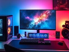 The MBox D9 can function as a secondary display to complement the main monitor (Image source: MBox)