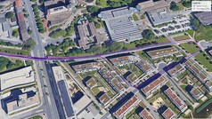 GNSS test trip: City