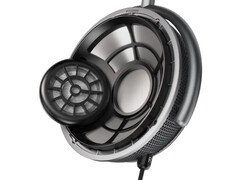 The Grell OAE2 open-ear headphones use angled transducers to better simulate musical performances.