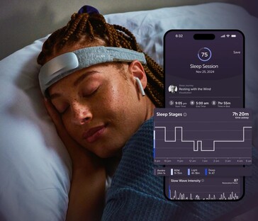 The Muse S Athena headband monitors sleeping patterns to help users achieve the best sleep possible. (Image source: Muse)