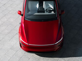 The Ultra Red Model Y paint is now free in inventory vehicles. (Image source: Tesla)