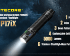 The Nitecore P17iX offers the same features as the P27iX, only with a smaller head