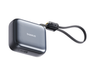 The Baseus PicoGo AC22 Ultra Mini 10,000 mAh power bank, pictured against a white background. (Image source: Baseus)